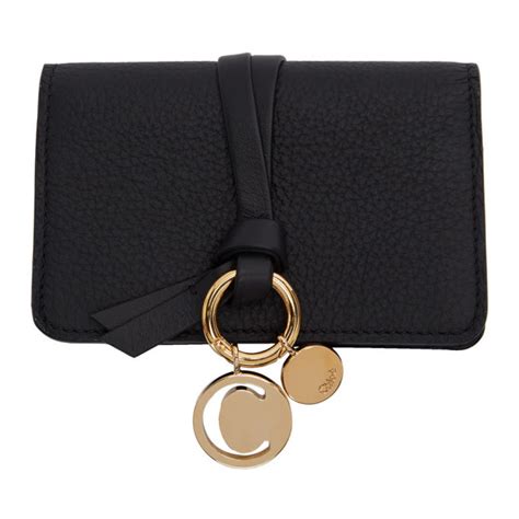 chloe c cardholder|chloe alphabet card holder.